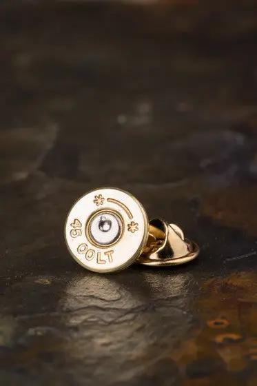 45 Colt Starline Bullet Tie Tac, Bullet Tie Tack