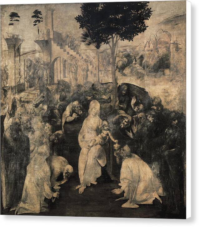 Adoration of the Magi 1 - Canvas Print