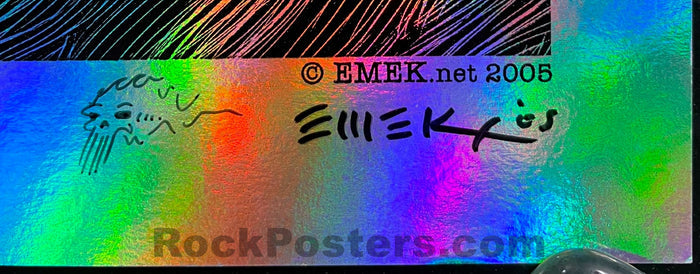 AUCTION - Emek - Ween - Boulder '05 - Smoking Brain - Silver Variant - Edition of 10 - Near Mint Minus