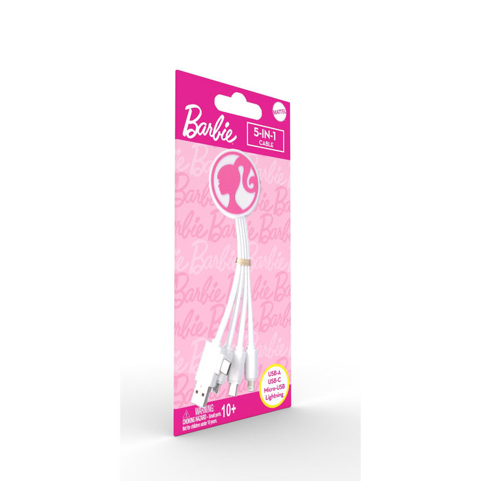 Barbie 5-In1 Cable - White (5IN1-B-WHT)