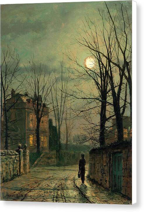 Corner of the Old Road, Claughton, near Scarborough - Canvas Print