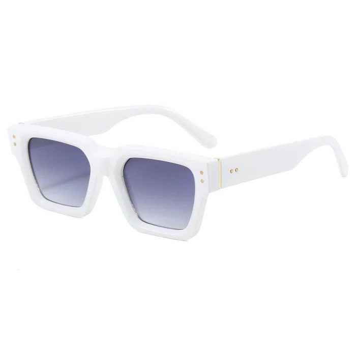Courtney Retro Square Cat-Eye Sunglasses