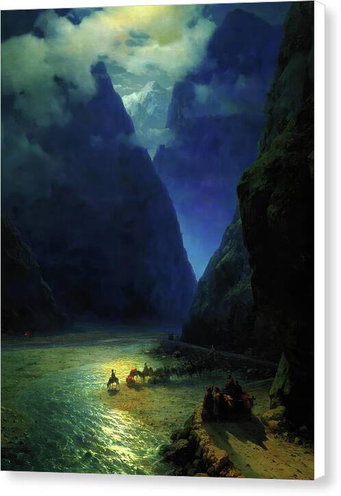 Darial Gorge - Canvas Print
