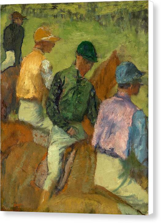 Four Jockeys - Canvas Print