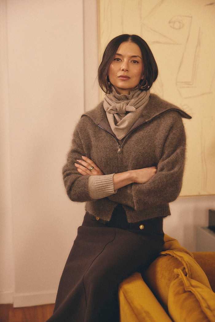 June Jacket In Mushroom