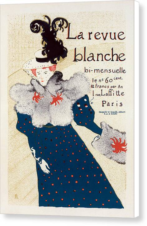 La Revue Blanche - Canvas Print