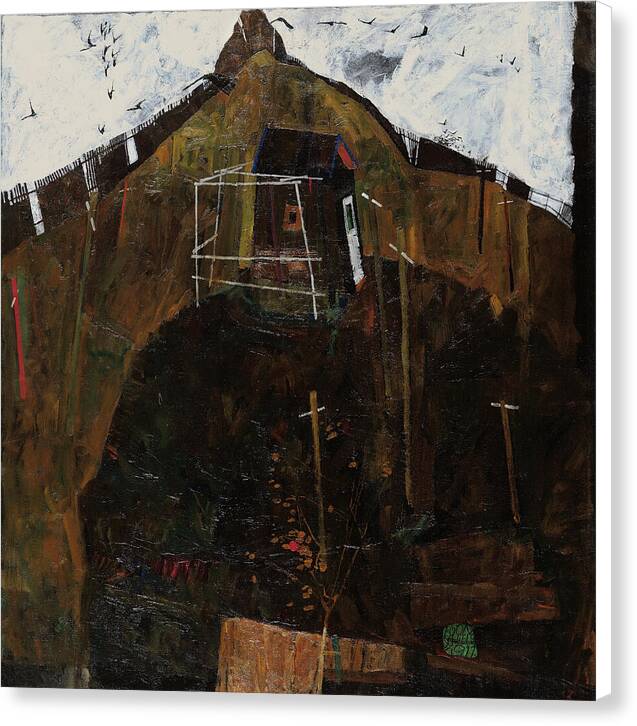 Landscape with Ravens - Canvas Print