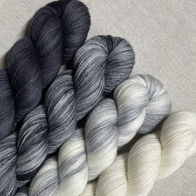 Noir, Dark and Stormy, Snowy Owl, Pearl - Studio Smitten - 4-Color Kit