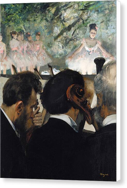 Orchestra Musicians - Canvas Print