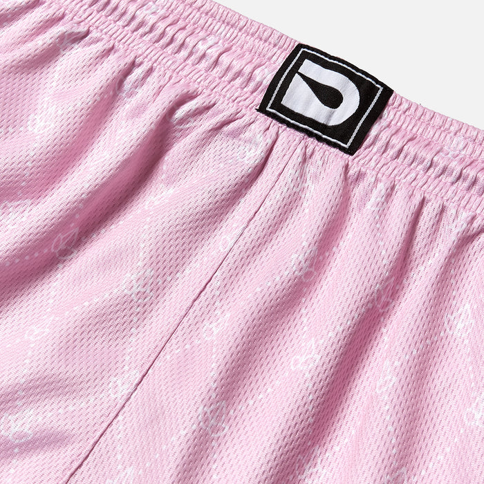 PINK DIAMOND MONOGRAM SHORTS
