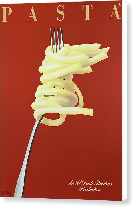 Razzia Pasta - Canvas Print