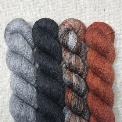 Silver, Noir, In Irons, Foxy - 4-Color Kit