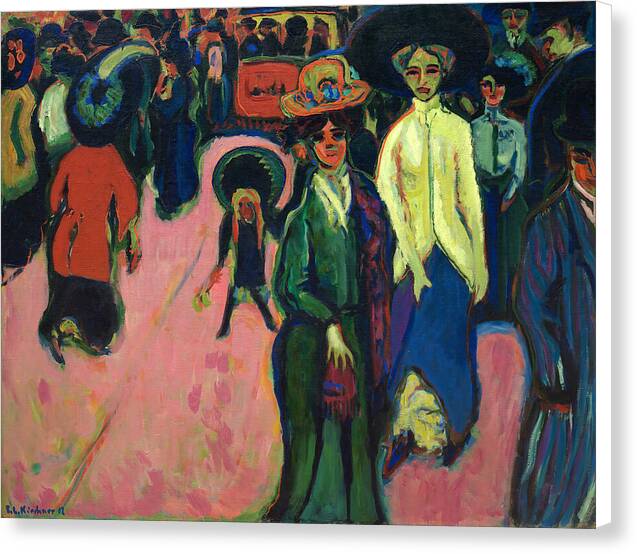 Street, Dresden - Canvas Print