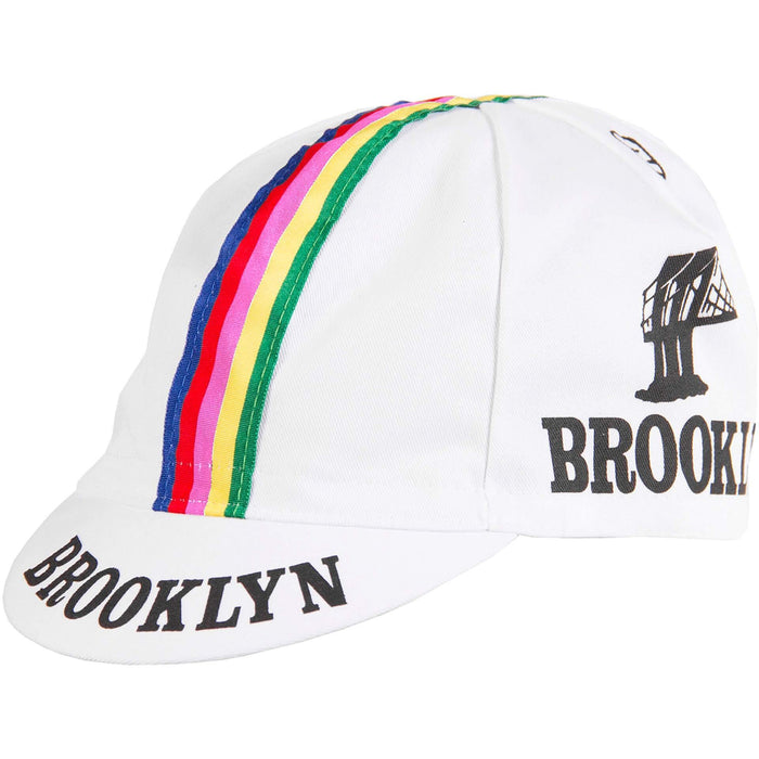 Team Brooklyn Cap - Pink Stripe by Giordana Cycling, , Made in Italy