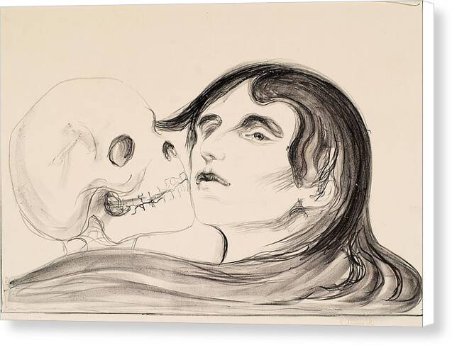The Kiss of Death - Canvas Print