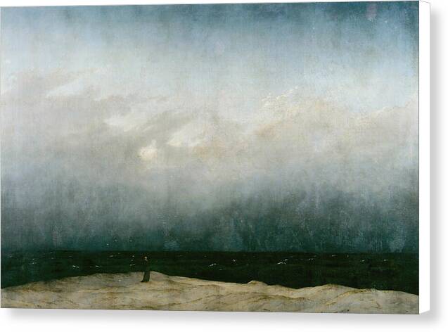 The Monk by the Sea - Canvas Print