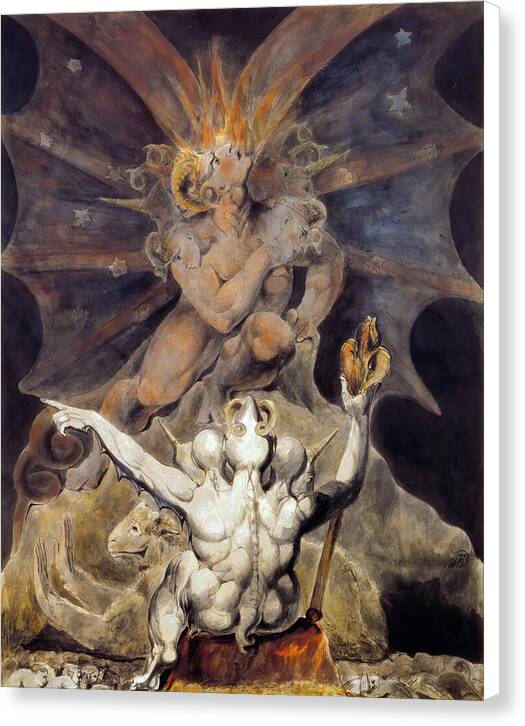 The Number of the Beast is 666 - Canvas Print