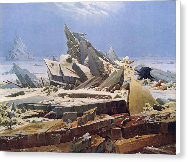 The Sea of Ice - Canvas Print