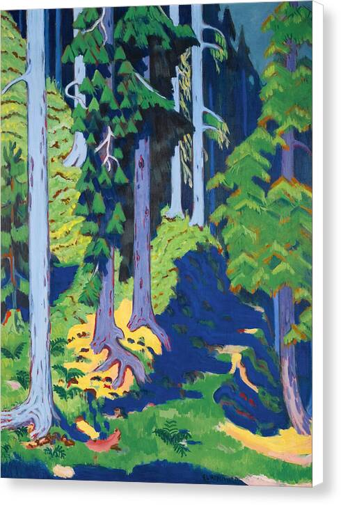 Waldinneres - Canvas Print