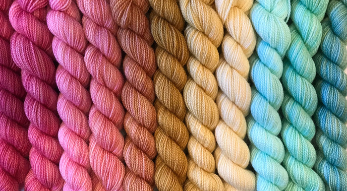 12/1 Tourmaline - Mini Skein Kits