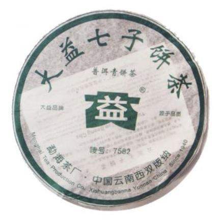 2006 DaYi "7582" Cake 357g Puerh Sheng Cha Raw Tea - King Tea Mall