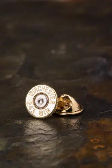 243 Bullet Tie Tac Hat Pin, Bullet Tie Tack