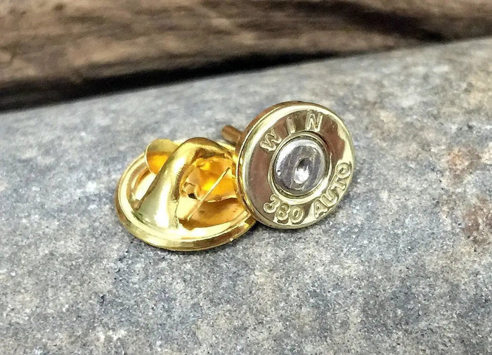 380 Auto Bullet Tie Tac Hat Pin, Bullet Tie Tack