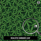 Realistic Cannabis Leaf