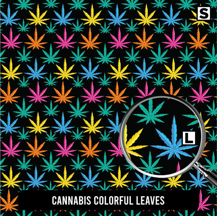 Cannabis Colorful Leaves