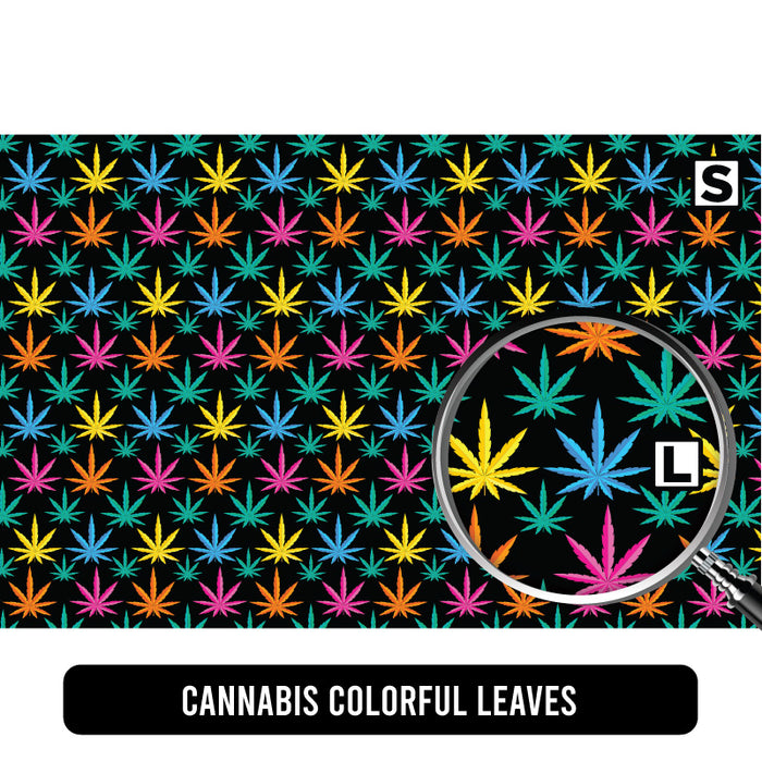 Cannabis Colorful Leaves