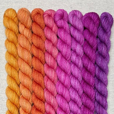 8/1 Pinka - Mini Skein Kits