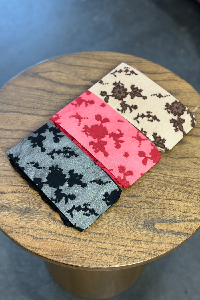 free people floral tights in three colors