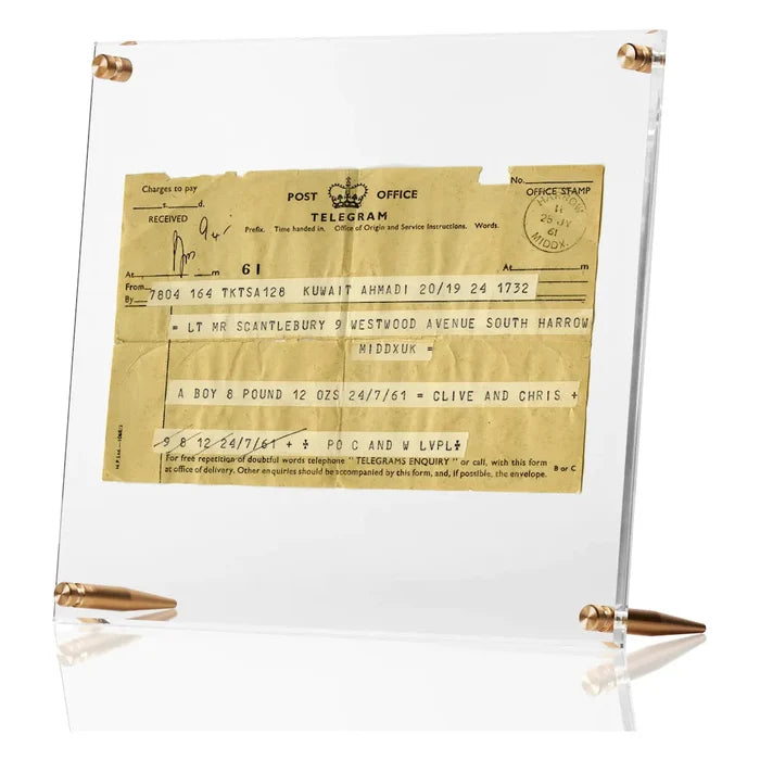 Acrylic Frame - Gold - 12x15 Tabletop