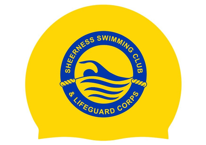 AK Club Kit Sheerness Club Logo Cap in yellow and blue, featuring a sleek design and adjustable fit.