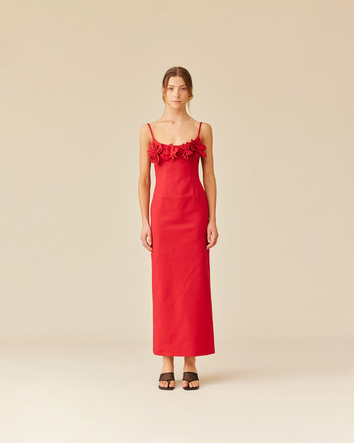 ALI DRESS RED