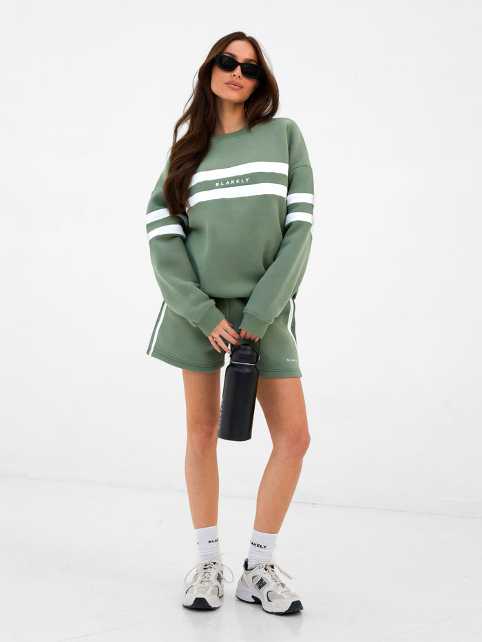 Amber Oversized Jumper - Green