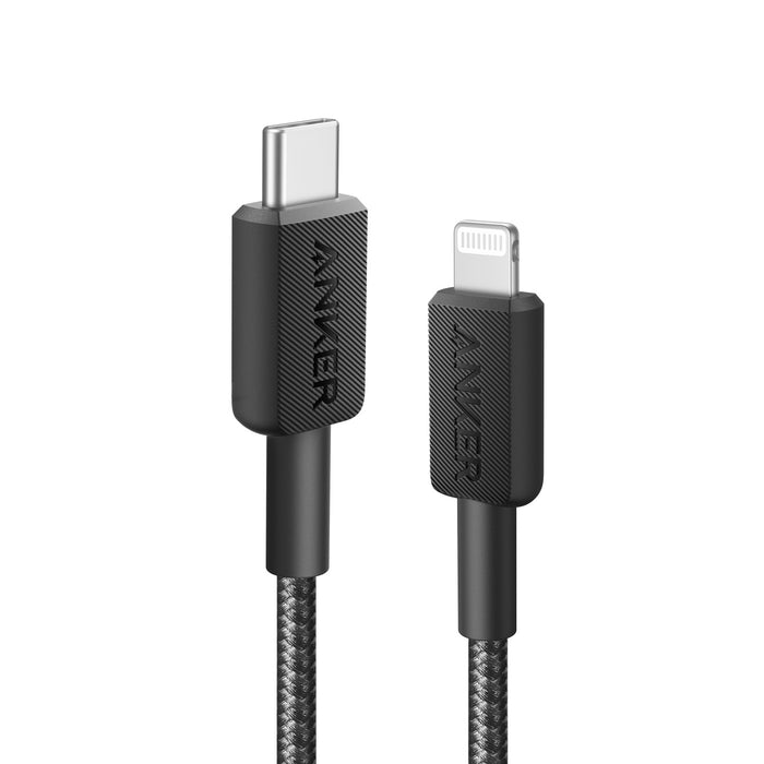 Anker 322 PowerLine USB C to MFI 1.8M 60W Cable - Black (A81B6H11)