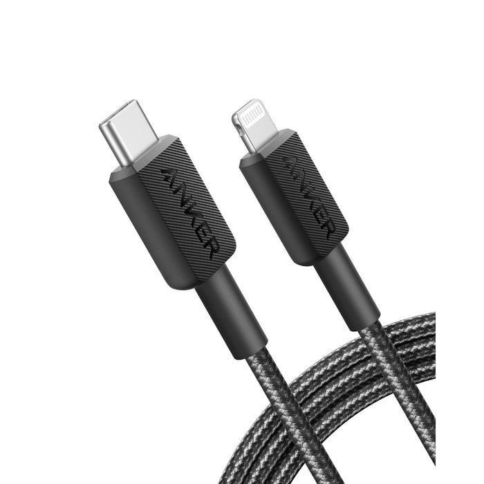 Anker 322 PowerLine USB C to MFI 1.8M 60W Cable - Black (A81B6H11)