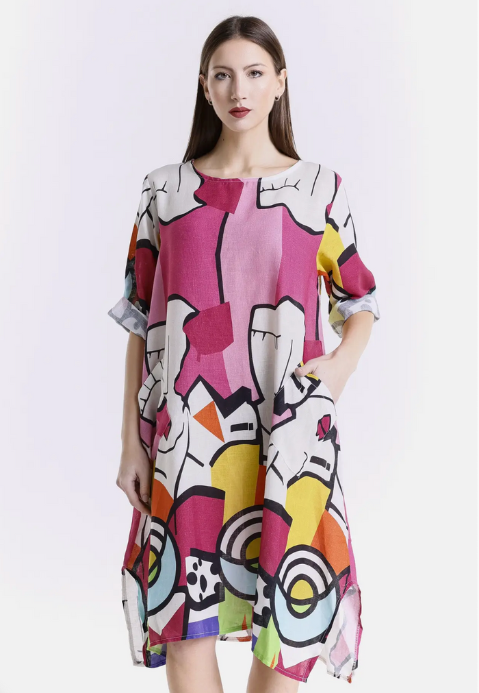 Faces Fuchsia / One Size