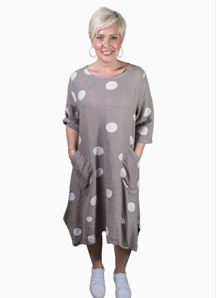 Spotted taupe / One Size