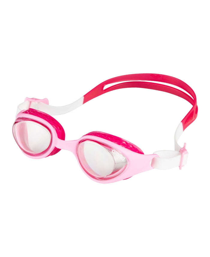 Arena Air Junior Goggle, clear swim goggles with adjustable strap and silicone seal, designed for young swimmers.