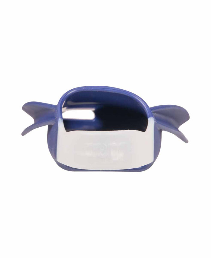 Arena Powerfin Pro Flex fins in midnight blue, featuring flexible blade design for enhanced swimming performance.