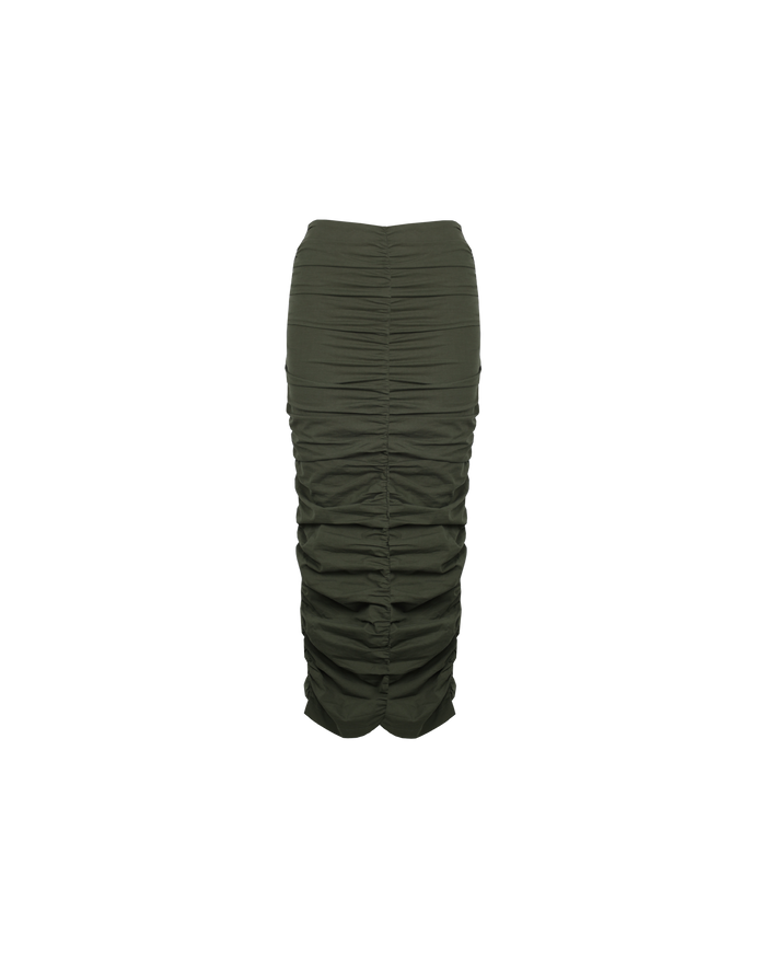 ARIEL MIDI SKIRT KHAKI