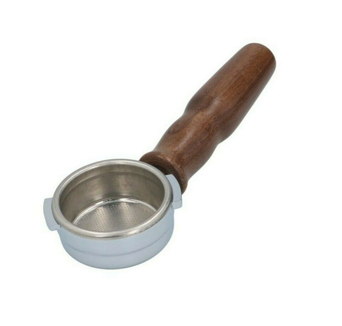 Astoria Bottomless Portafilter Filterholder Espresso Wood Handle with 21g basket - Coffeesection