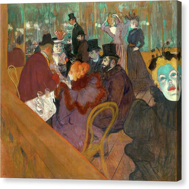 At the Cabaret - Canvas Print
