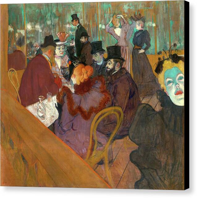 At the Cabaret - Canvas Print