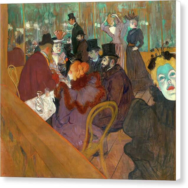 At the Cabaret - Canvas Print