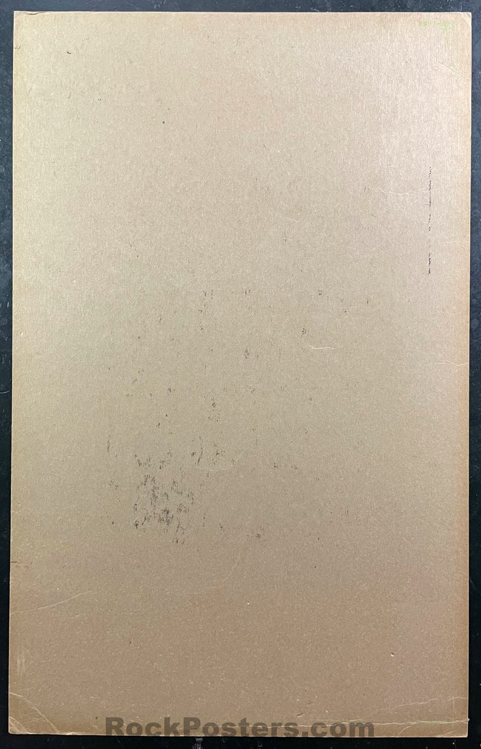 AUCTION - David Bowie - 1984 Cardboard Poster - LA Forum - Excellent