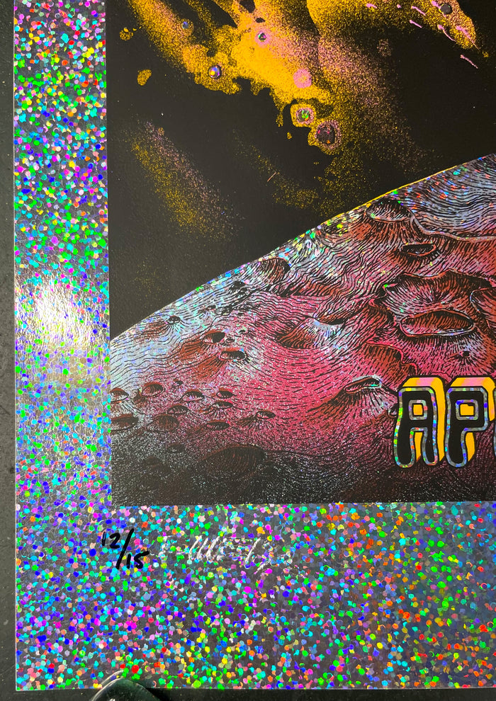 AUCTION - Emek - Coachella '11 - Red Sparkle Foil Variant - Edition of 15 - Excellent