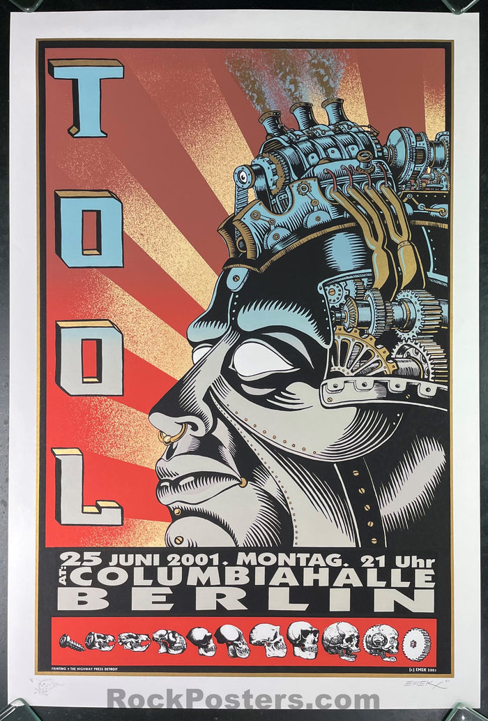 AUCTION - Emek - Tool - Berlin '01 - 1st Edition Silkscreen - Near Mint